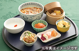 【28周年企画ランチセット】ふかひれ餡かけ粥御膳